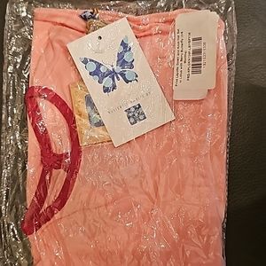 NWT Kickee Pants Pink Gown and Knot Hat set size 3-6 months!!